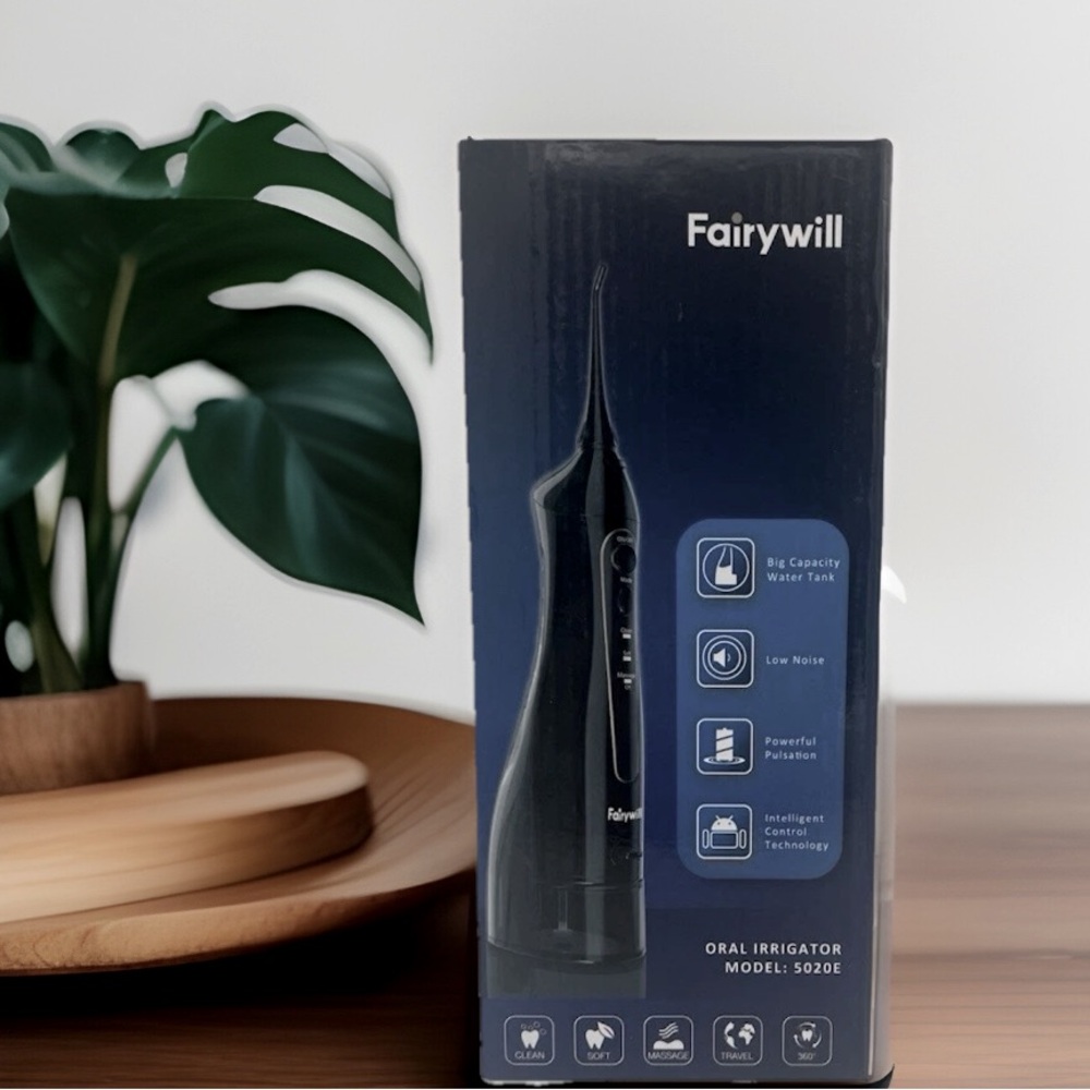 Fairywill Water Flosser Dental Floss Oral Irrigator 3 Modes Cordless Teeth Clean